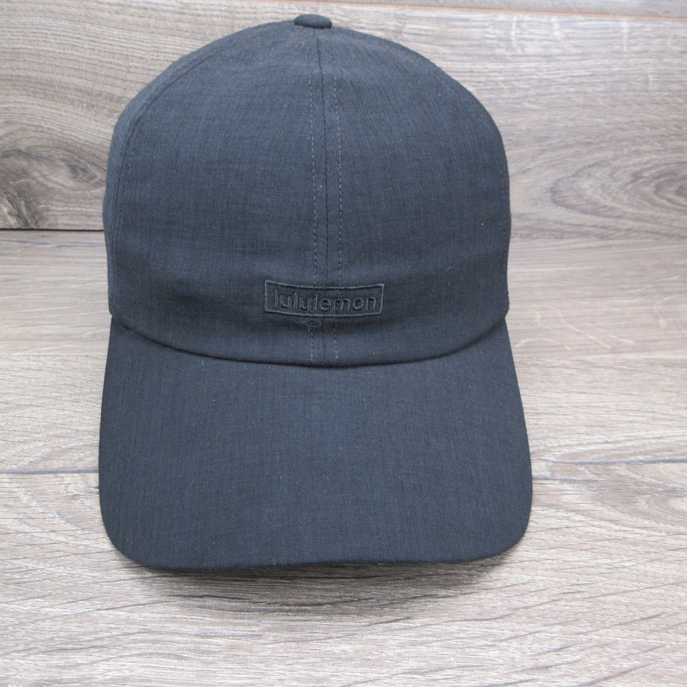 Lululemon Hat Cap Womens Black Strap Back Athletic Casual Yoga Workout